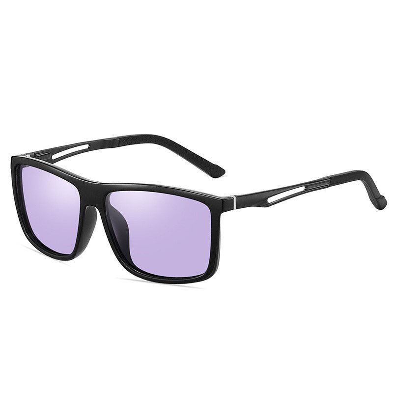 Herren Sportliche Sonnenbrille mit rutschfesten Bügeln und UV-Schutz Karnz