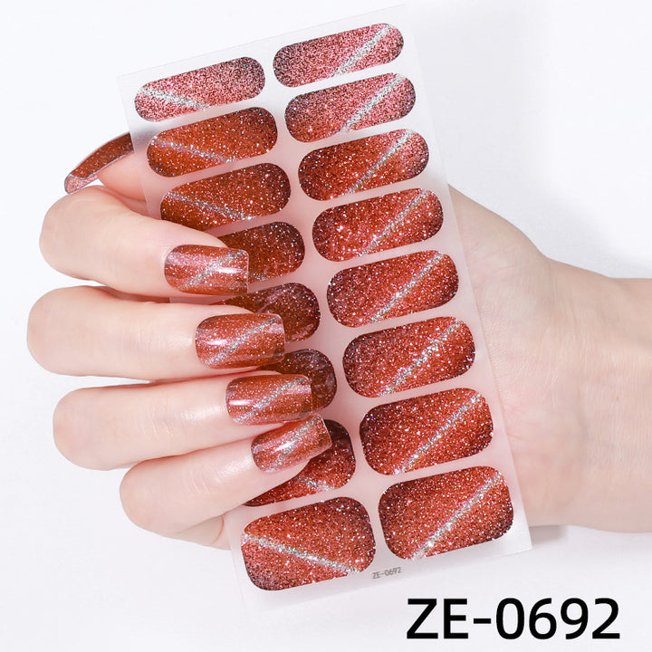 Glitzerverlauf Nagelüberzüge
