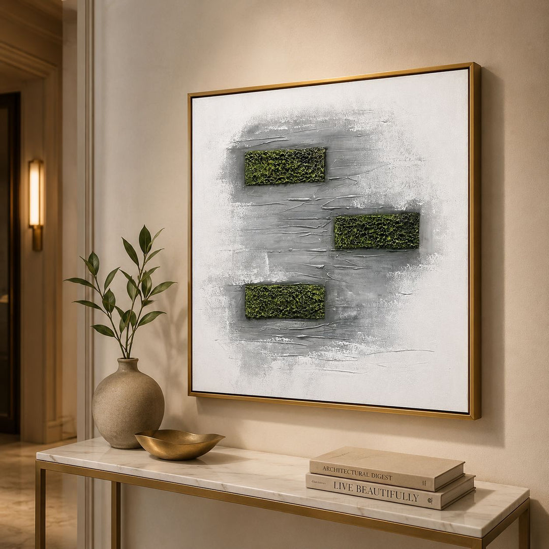 Moderne Texturierte Abstrakte Wandkunst