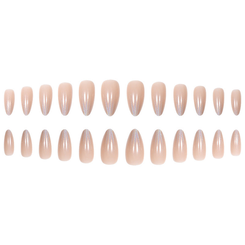 Glamouröse Lange Stiletto Press-On Nägel mit holografischem Finish Karnz