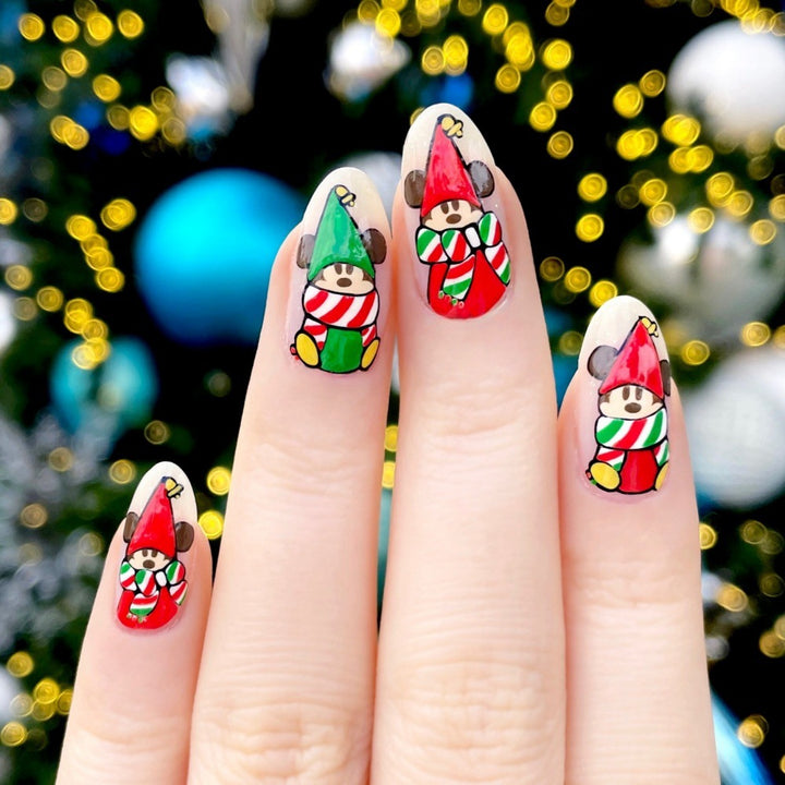 Kreative Weihnachts-Nagelkunst Karnz