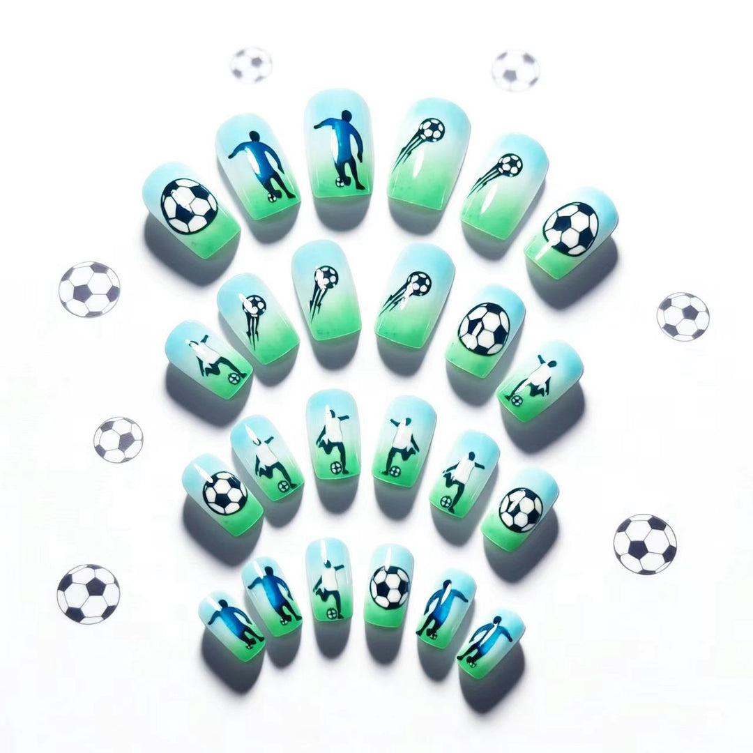 Kreative Fußball Nagelkunst Karnz