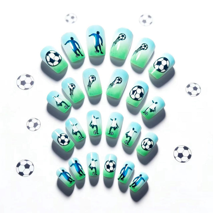 Kreative Fußball Nagelkunst Karnz