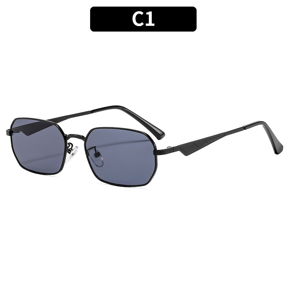 Geometrische Schild Sonnenbrille
