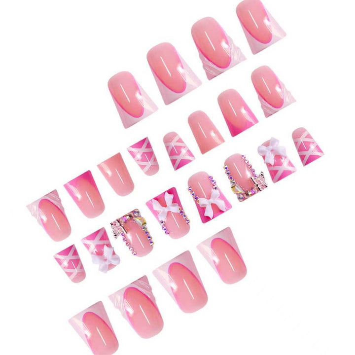 3D Floral Press-On Nail Extensions Karnz