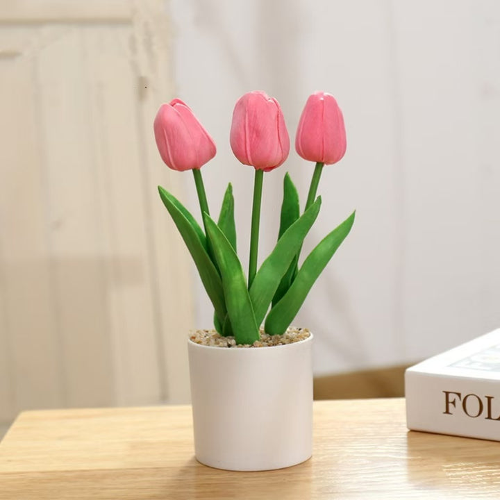 Realistisches Tulpenblumenarrangement