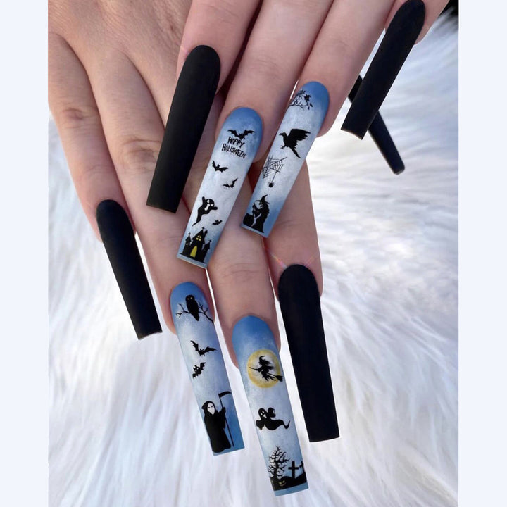 Halloween-Themen Nagelkunst Karnz