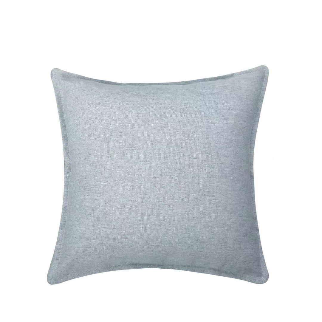 Dekorative Leinen-Wurfpillow-Bezug mit Paspelkante