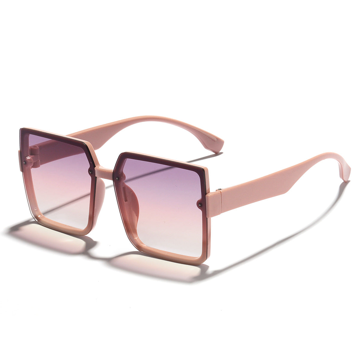 Damen Quadrat-Sonnenbrille mit retro-inspiriertem Design und weichen Gläsern Karnz