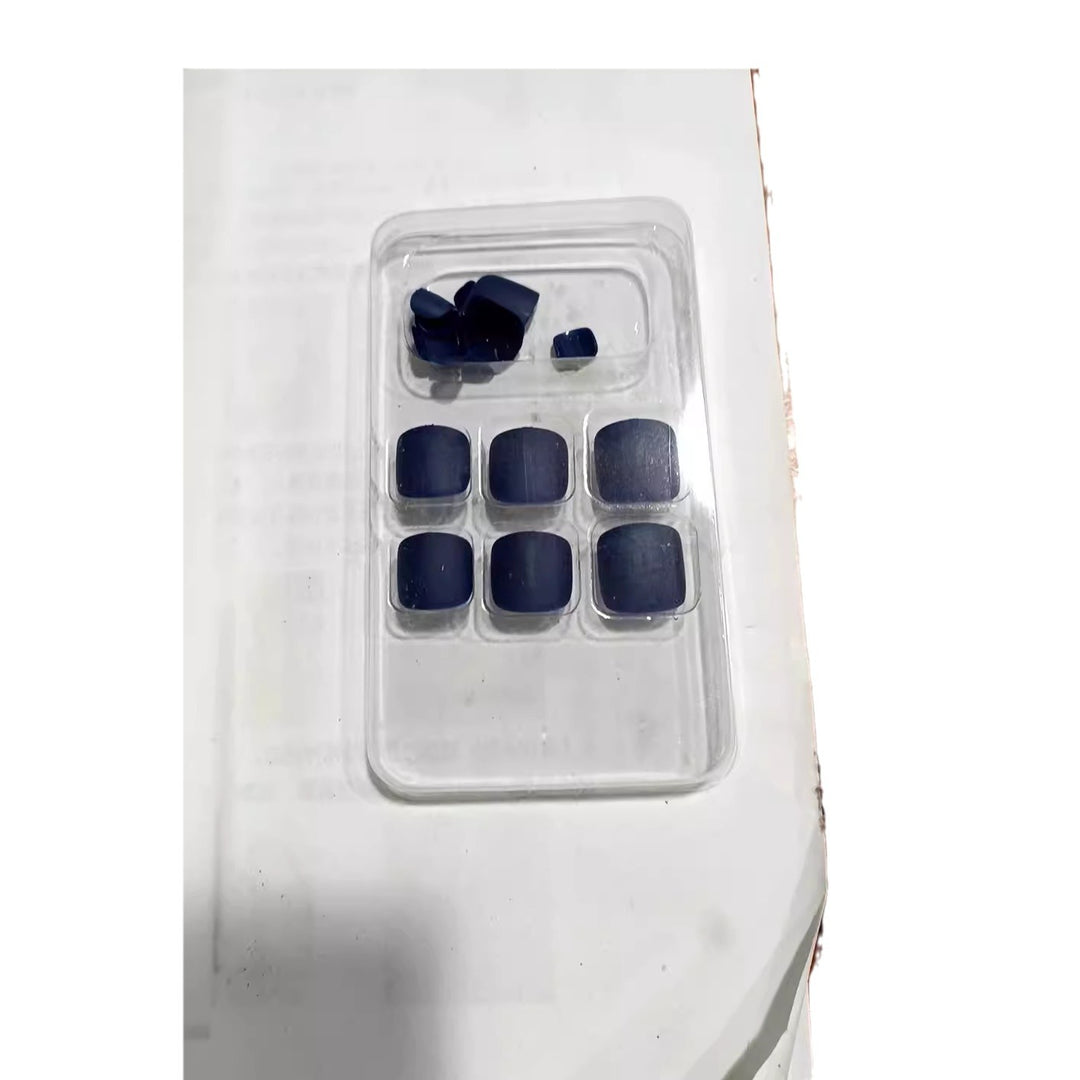 Glatte matte Press-On-Nagel-Set Karnz