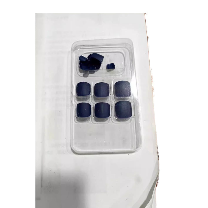 Glatte matte Press-On-Nagel-Set Karnz