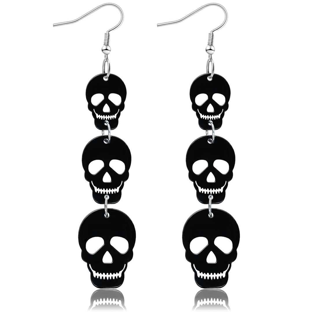 Gothic Skull Bauchgelenk Ohrringe Karnz