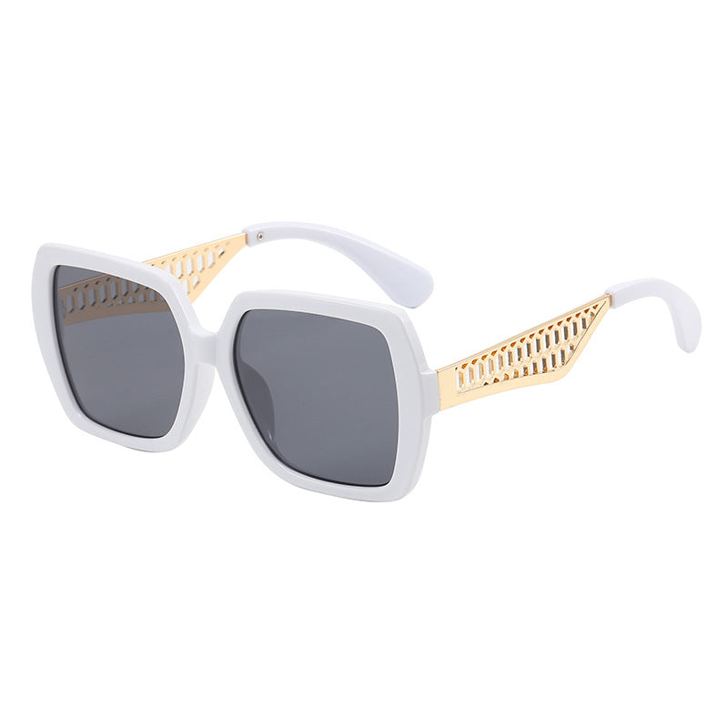 Damen Luxus-Sonnenbrille mit modischem Struktur-Rahmen Karnz