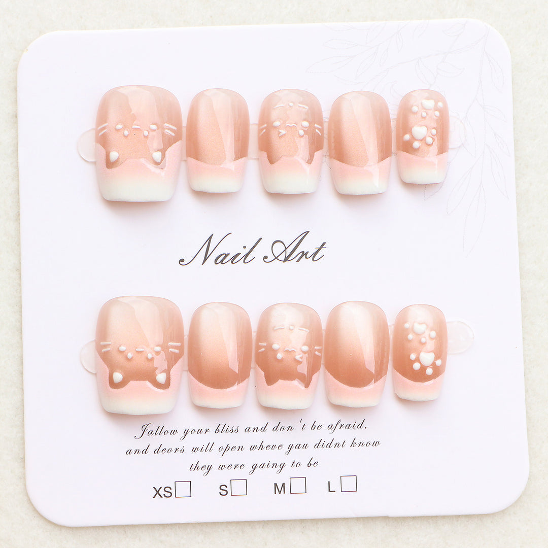 Künstlerisches Gel Nageldesign Karnz