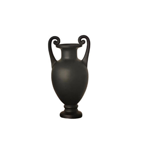 Elegante dekorative matte schwarze Keramikwanne