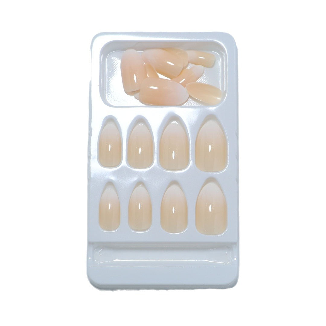 Elegante mandelförmige Press-On-Nagelset Karnz