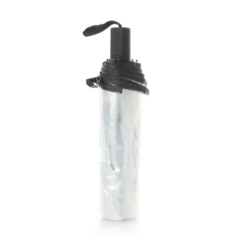 Unisex Automatischer Transparent-Regenschirm Karnz