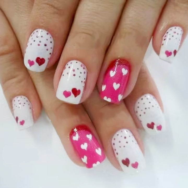 Herzmuster Press-On Nail Art Karnz