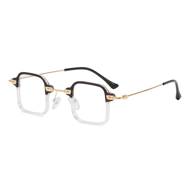 Damen quadratische Fashion-Sonnenbrille mit stylishem Metallrahmen Karnz