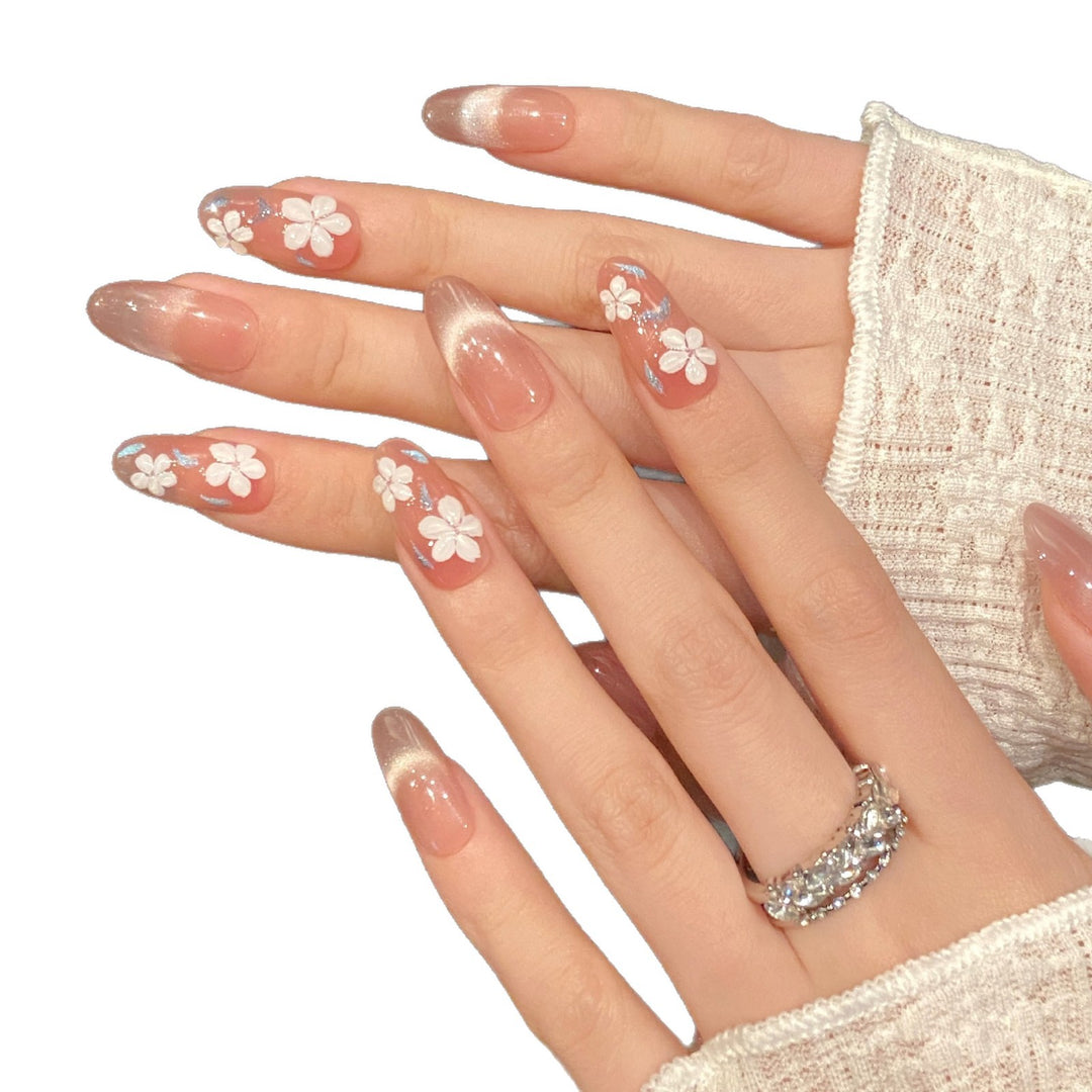 Floral Design Press-On Nail Set  1791773741