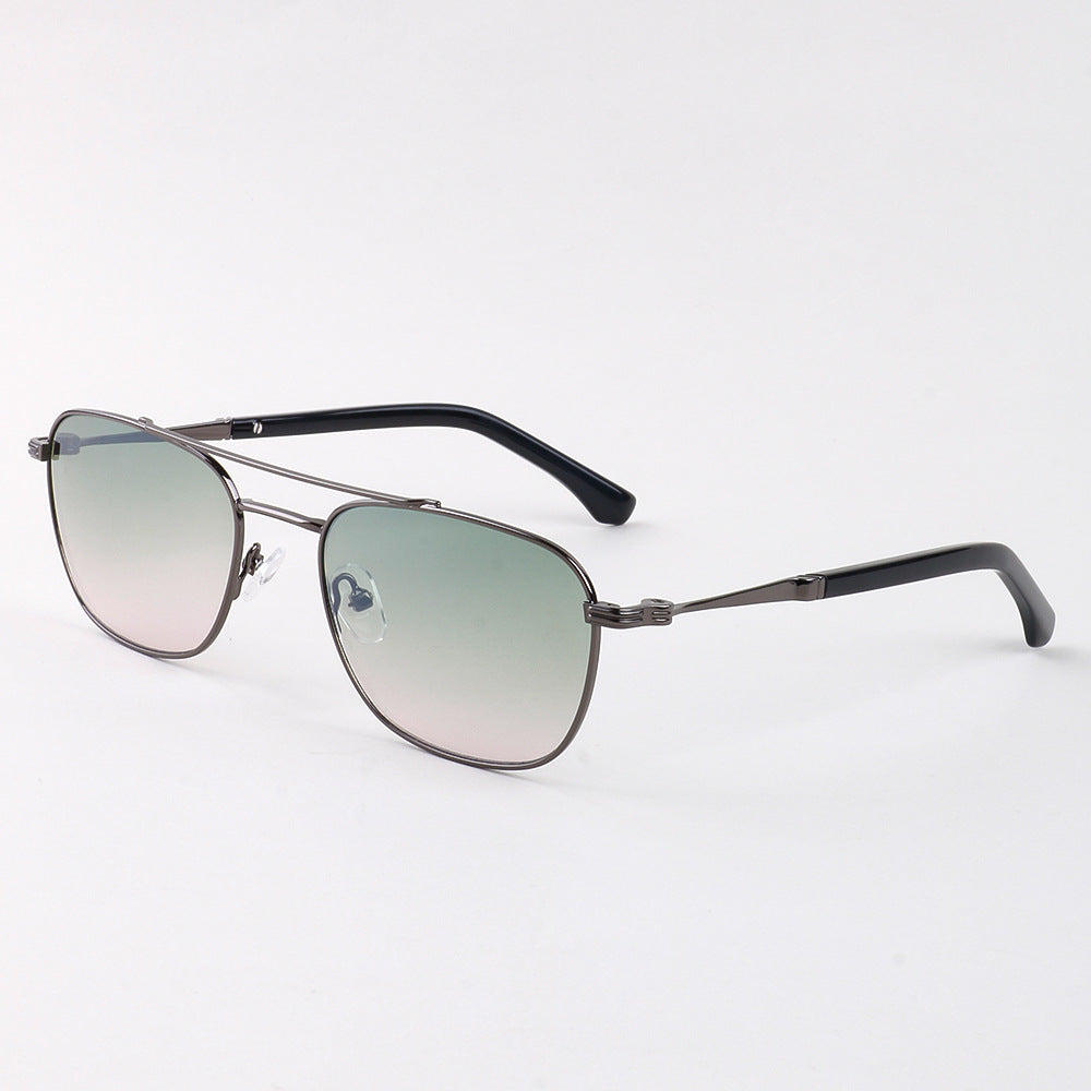 Damen modische Sonnenbrille mit minimalistischem Rahmen und graduierten Gläsern Karnz