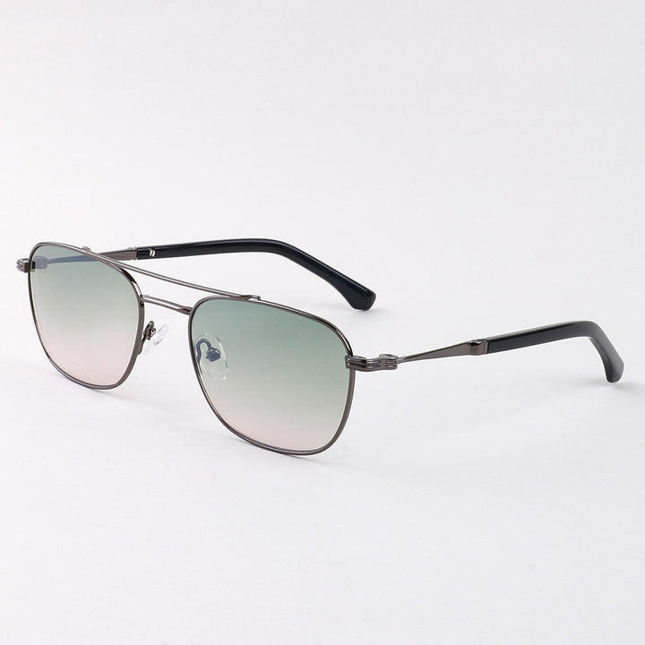 Damen modische Sonnenbrille mit minimalistischem Rahmen und graduierten Gläsern Karnz