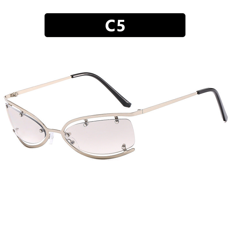 Damen Cat-Eye Sonnenbrille mit luxuriösen Akzenten und schützendem UV-Filter Karnz