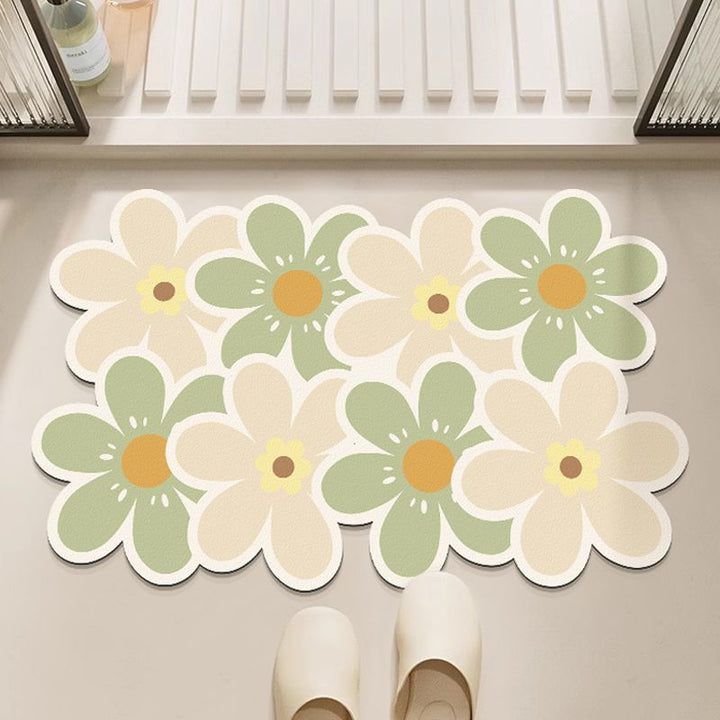 Dekorativer Floral Fußmatte