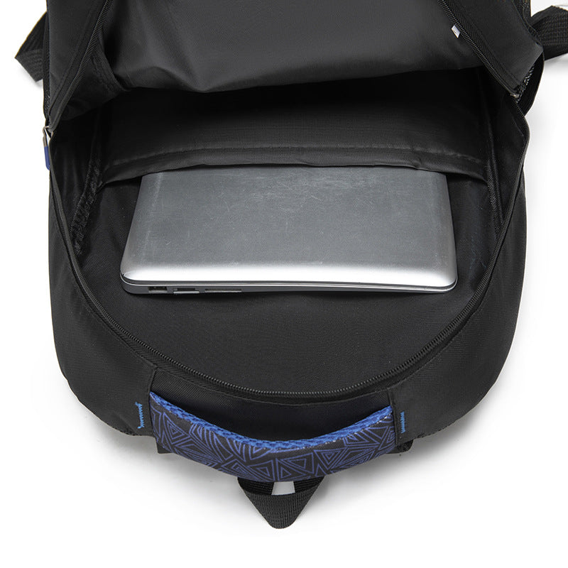 Stylische geometrische Druck Rucksack Karnz