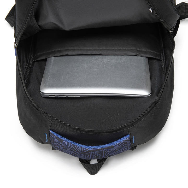 Stylische geometrische Druck Rucksack Karnz