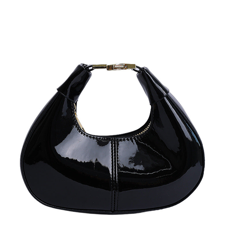Glänzende Lackleder Abendhandtasche Karnz