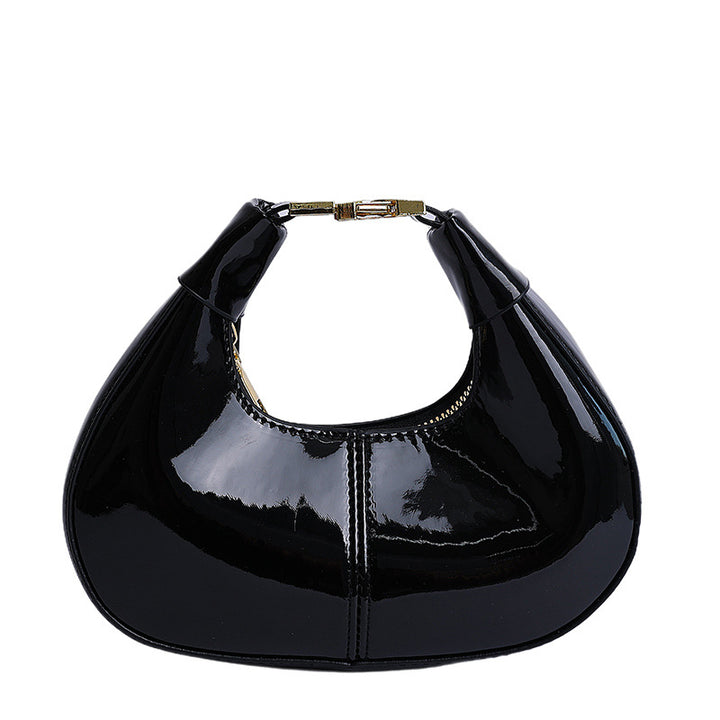 Glänzende Lackleder Abendhandtasche Karnz