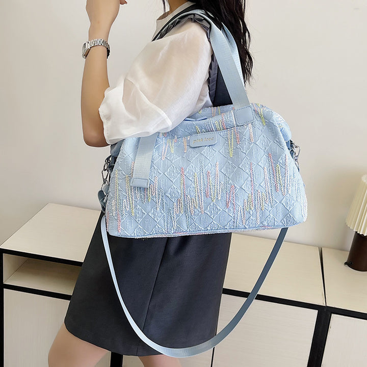 Chic Textured Reise Duffle Bag Karnz