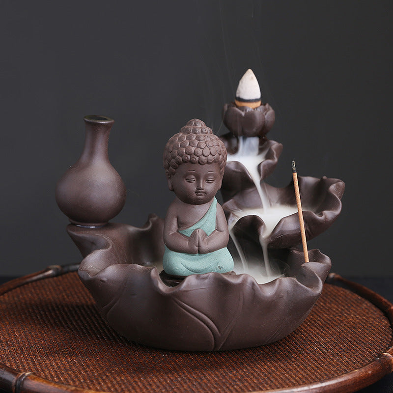 Buddha-Themen Lotus Räucherstäbchenhalter