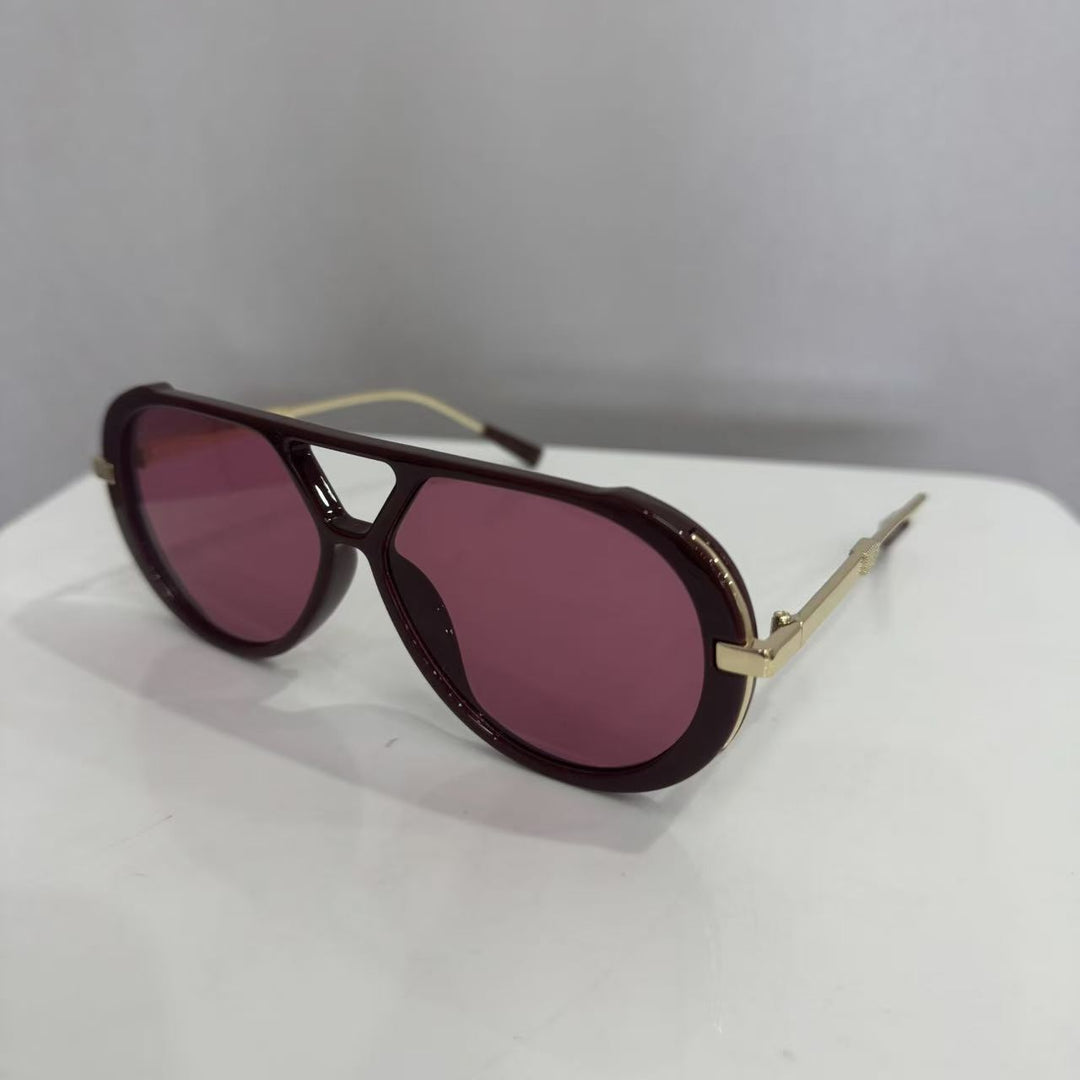 Luxuriöse Retro Übergroße Sonnenbrille Karnz