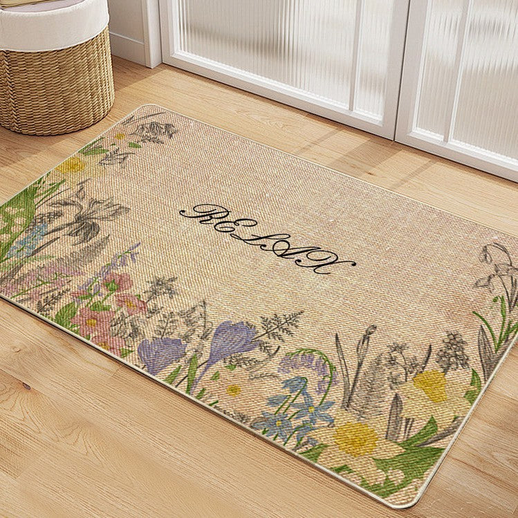 Florales inspirierendes Teppichläufer