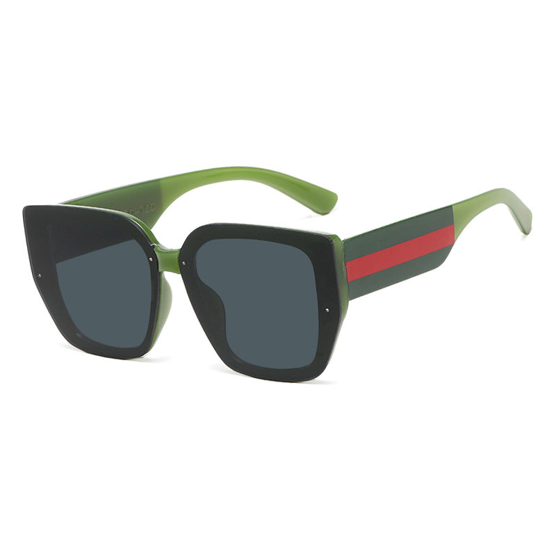 Damen oversized Sonnenbrille mit modischem Rahmen und UV-Schutz Karnz