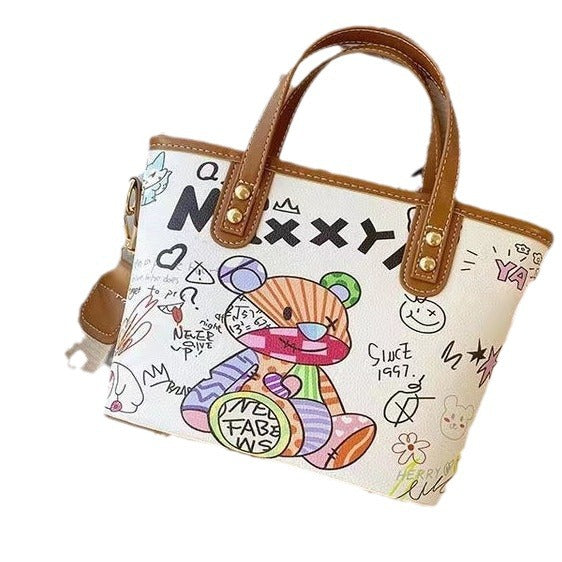 Kreative Handtasche Im Bunten Kunststil Karnz