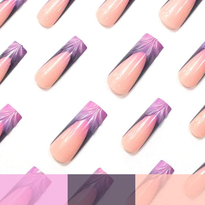 Künstlerische Acryl-Nagelerweiterungen Karnz