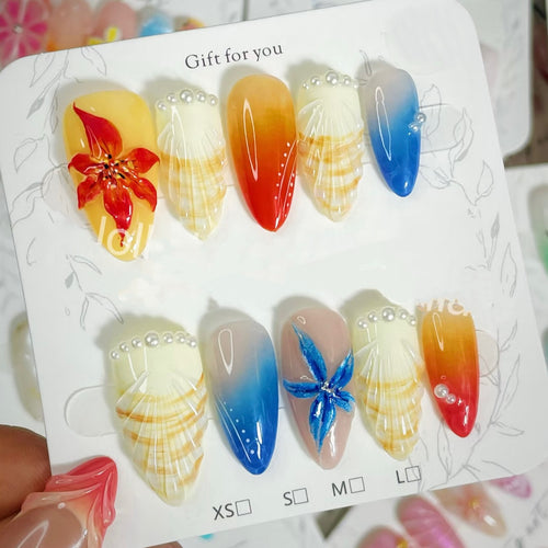 Dekoratives Press-On Nagelkunst Set 1790745708