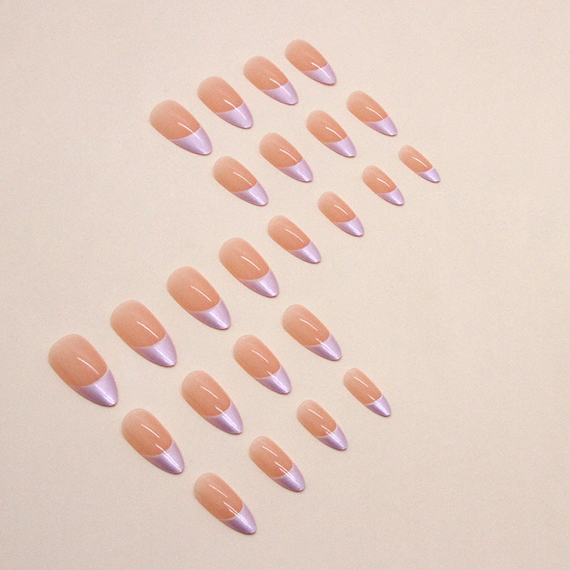 Elegante Glänzende Stiletto Press-On Nagel Set