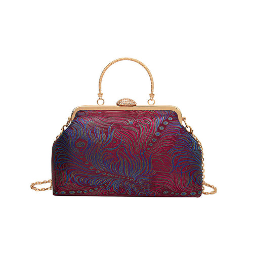 Elegante verzierte Abendhandtasche