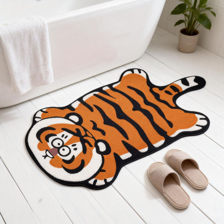 Cartoon Tiger Badmatte