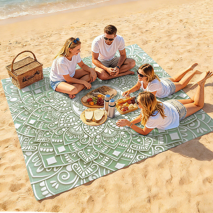 Mandala Design Strandmatte Karnz