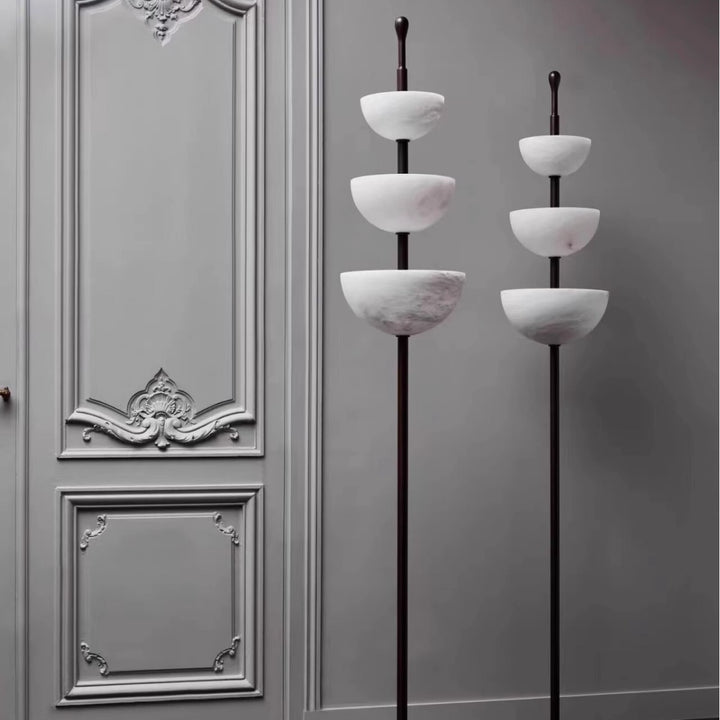 Künstlerische Alabaster Stehlampe