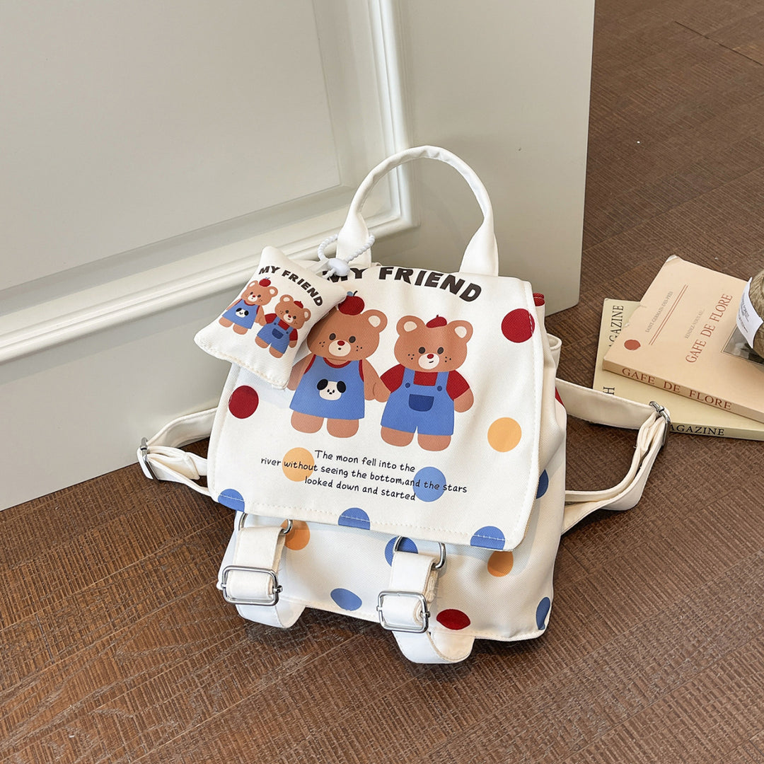 Illustrierter Canvas-Rucksack