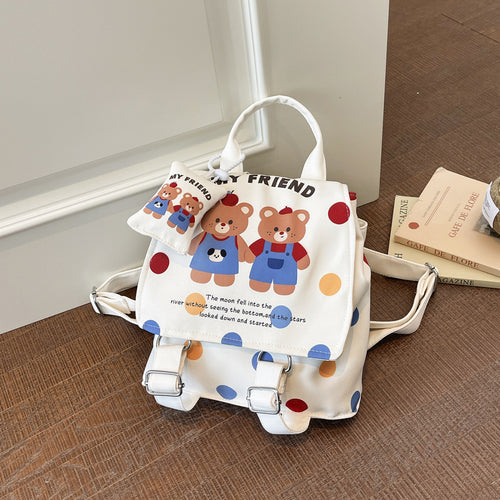 Illustrierter Canvas-Rucksack
