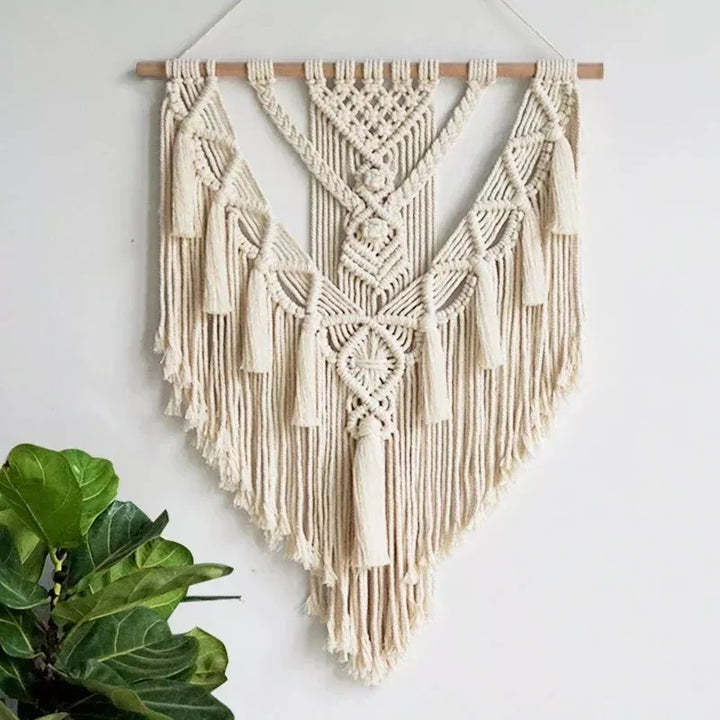 Macrame Wandbehang Karnz