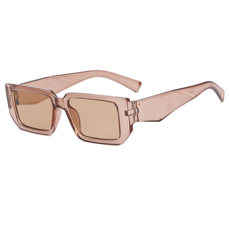 Damen Modische Rechteck-Sonnenbrille mit ausgefallenem Rahmen Karnz