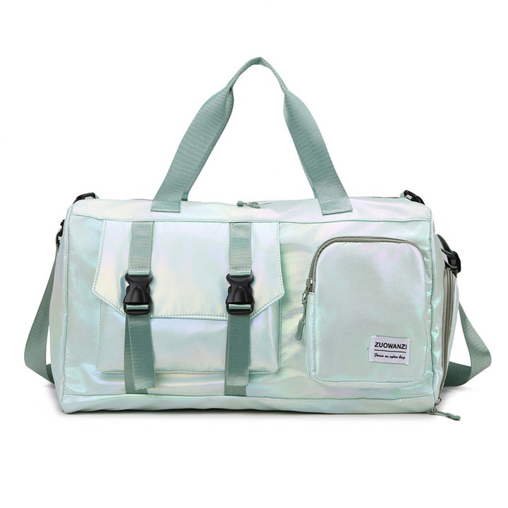 Iridescent Multi-Pocket Sport Duffel Bag Karnz